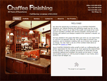 Tablet Screenshot of chaffeefinishing.com